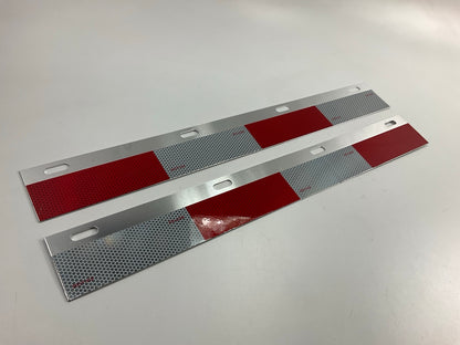 NEW GT-27RT25 24'' X 3'' Straight Aluminum Conspicuity Plates, Pair