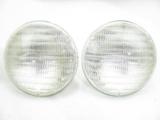 (2) Sealed Beam Halogen Lamp Bulb, 28V, 90W, PAR46 H4815 RV Military Truck Auto