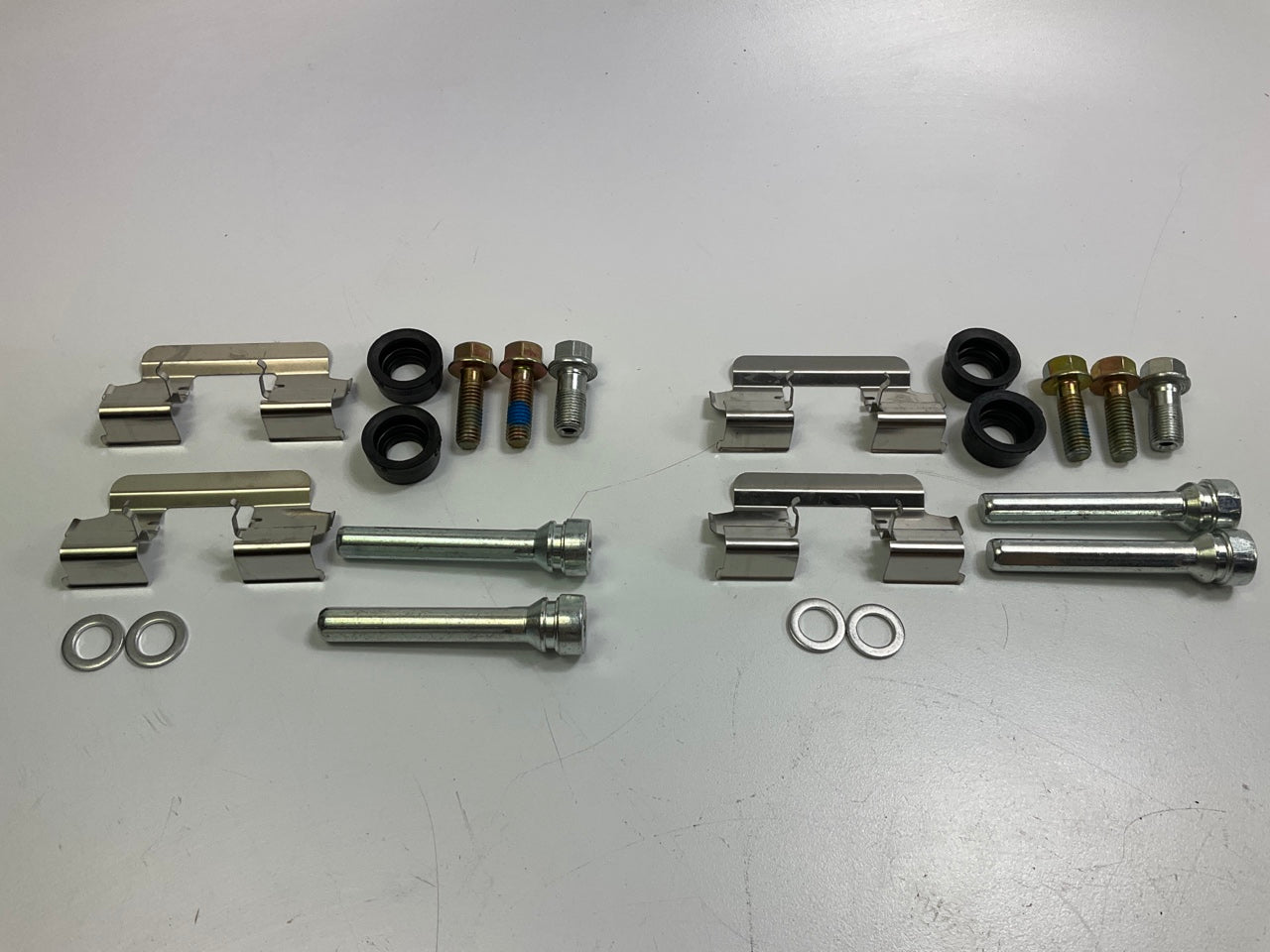 (2) H5832 Rear Brake Caliper Hardware W/ Guide Pins & Brake Pad Clips
