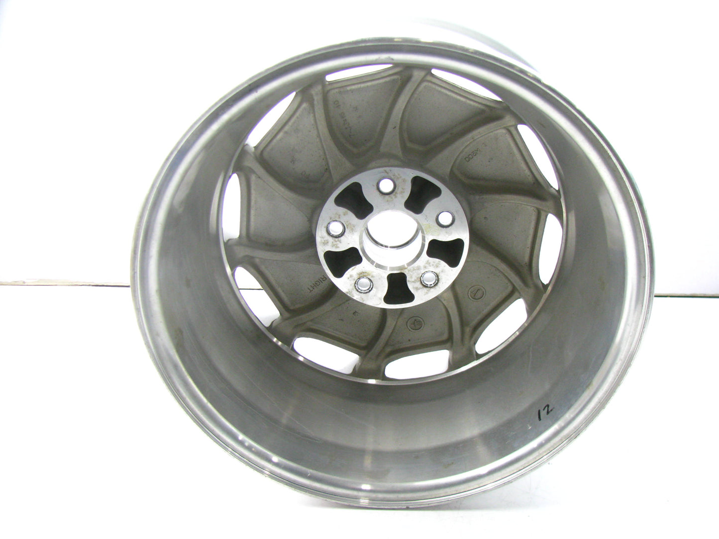 10-Slot Factory Wheel Pewter 16'' X7''  Right Side OEM 86-88 Mazda RX-7 FC3S