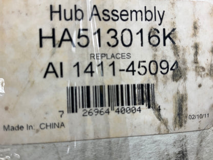 NEW - UNBOXED HA513016K Axle Bearing And Hub Assembly, Front