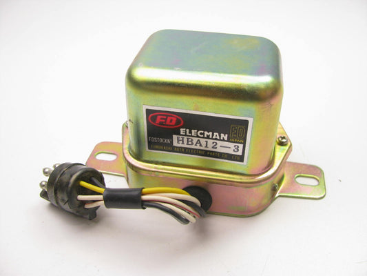 NEW UNBOXED FD ELECMAN HBA12-3 Voltage Regulator For Datsun 260Z, 620 Pickup