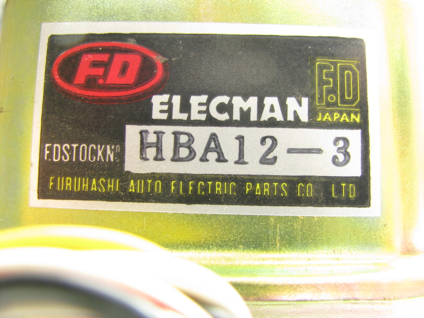 NEW UNBOXED FD ELECMAN HBA12-3 Voltage Regulator For Datsun 260Z, 620 Pickup