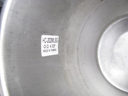 UNBOXED - HC-202MLSS Chrome Wheel Center Caps 4-1/2'' OD 4-3/16'' Hub Push-Thru