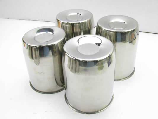 (4) UNBOXED Gorilla HC211LSS Stainless Steel 5.15'' Closed Extra Long Hub Cover