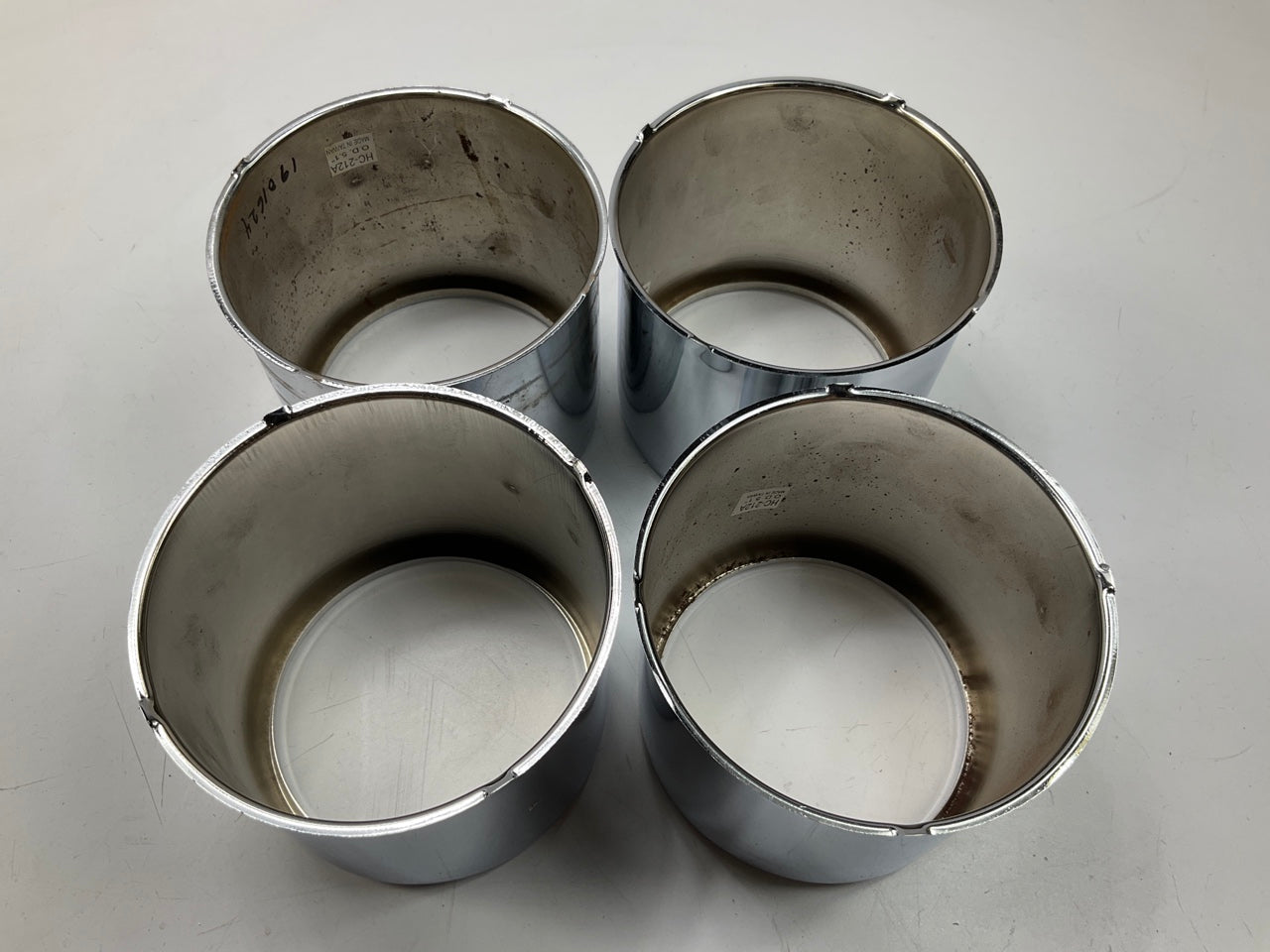 (4) NEW - UNBOXED HC-212A Wheel Center Hub Cap Cover Chrome - 5.1'' Hub 4.4'' Tall