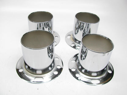 (4) UNBOXED HC228 Wheel Rim Center Hub Cap Cover Chrome Derby Open 4.25''Hub 4.2''