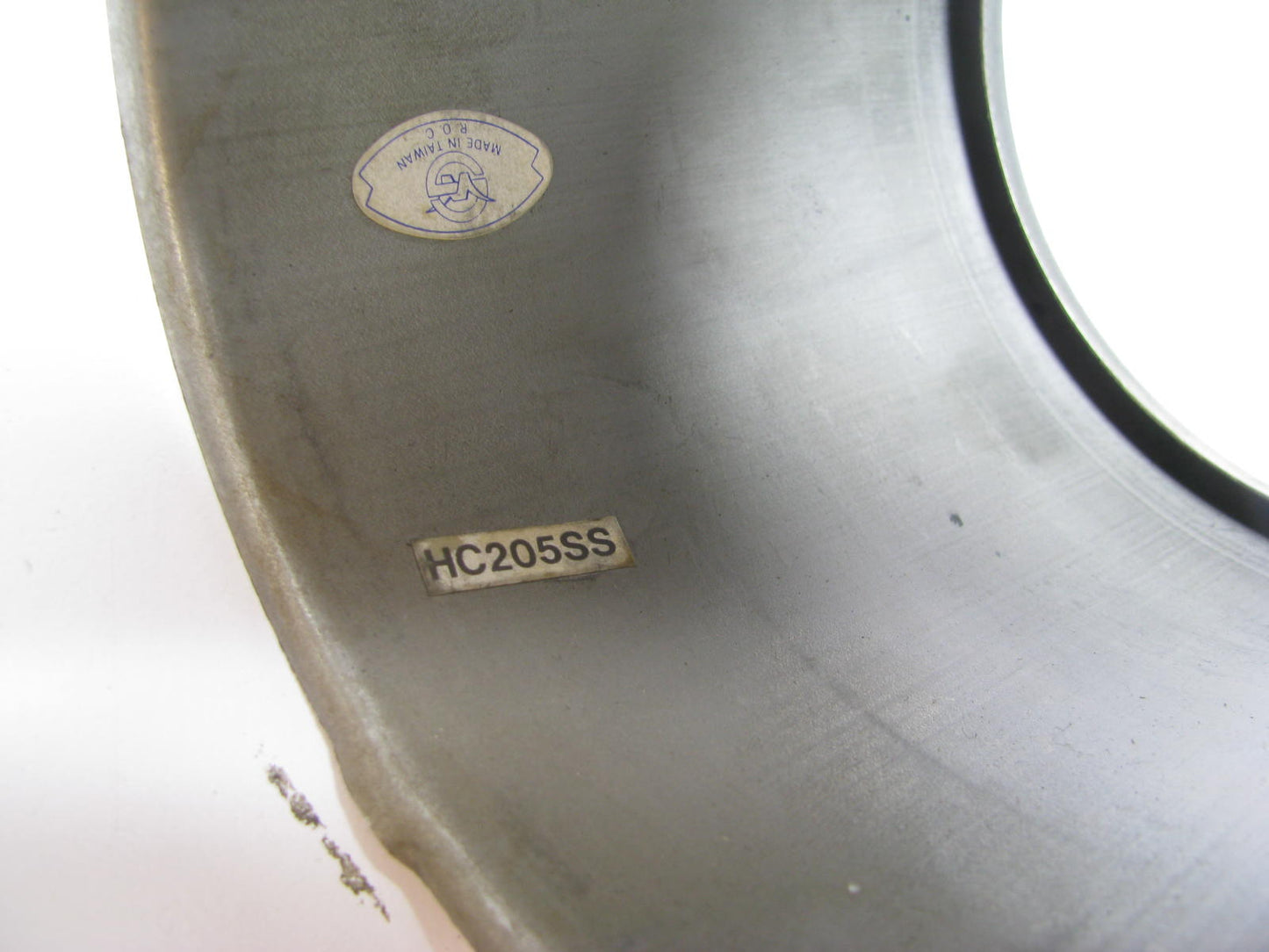(4) Gorilla HC205SS Stainless Steel Wheel Hub Covers 4.9'' OD, Open Caps, 4.5'' H