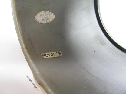 (4) Gorilla HC205SS Stainless Steel Wheel Hub Covers 4.9'' OD, Open Caps, 4.5'' H