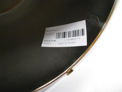 (4) Bulk Packed Gorilla HC211A Chrome Center Caps 5-3/8''OD, 5-1/8 ''Hub, 4-7/8'' H
