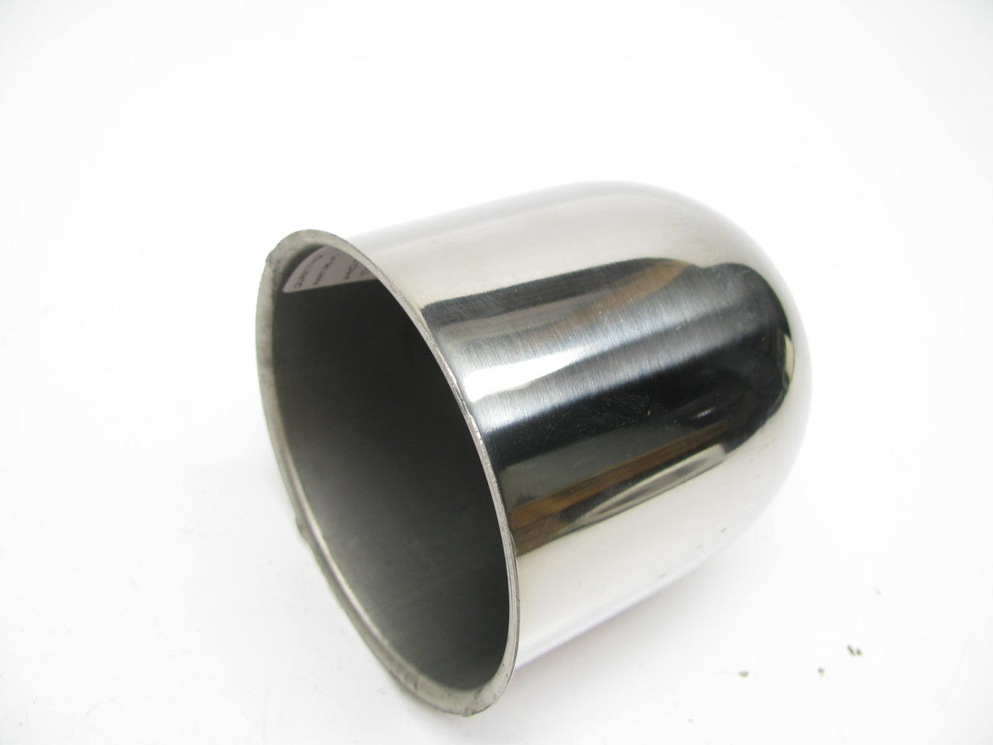 (4) NEW UNBOXED - HC216SS Stainless Polished Wheel Center Hub Caps 3-9/16'' OD