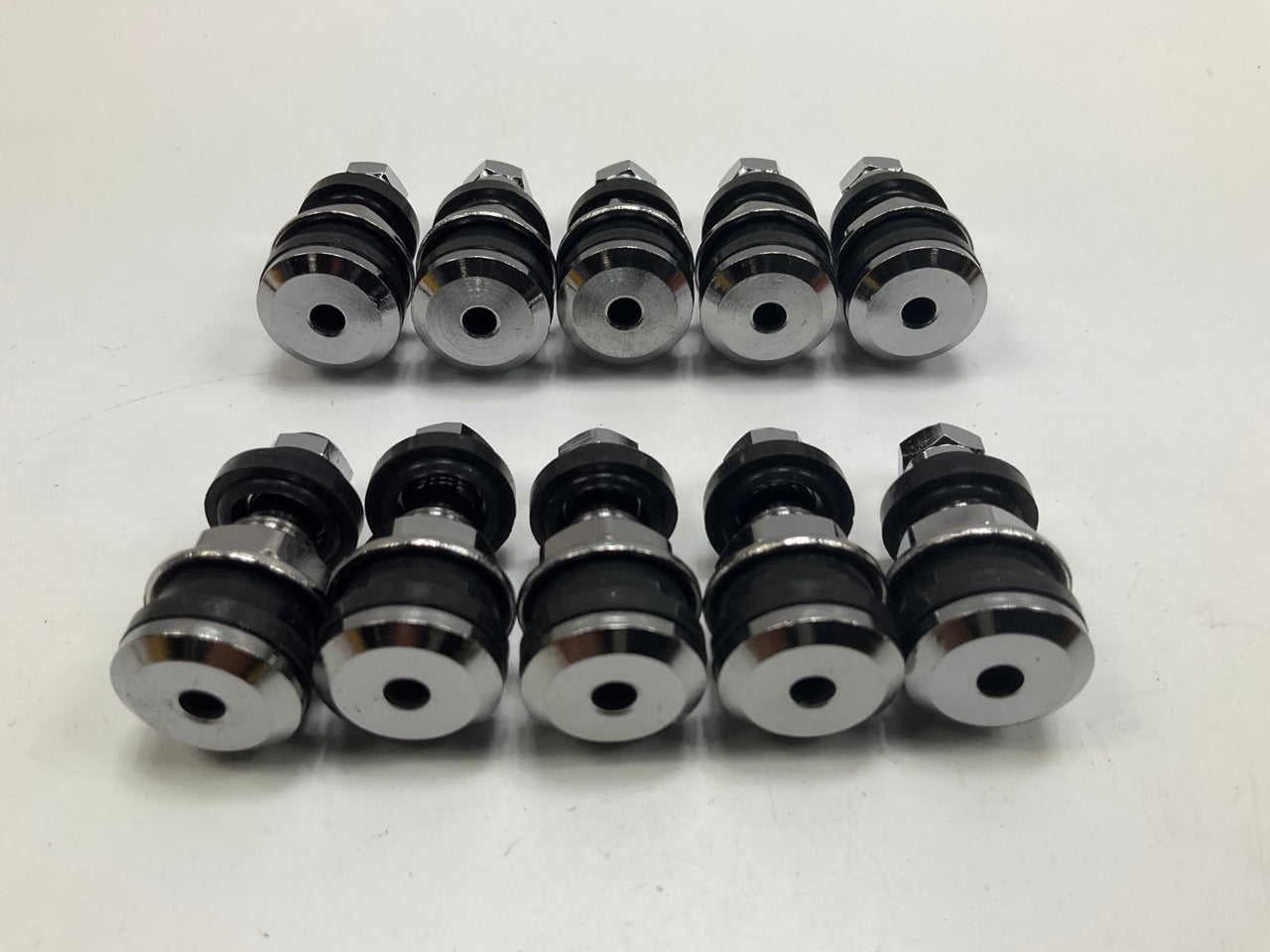 (10) Haltec TV575HP Low Profile Chrome Tire Valve Stems TV-575-HP