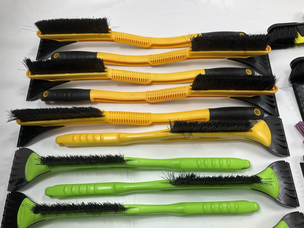 35 Assorted Mixed Ice Scrapers & Snow Broom Brushes - ICE SCRAPER Lot #12