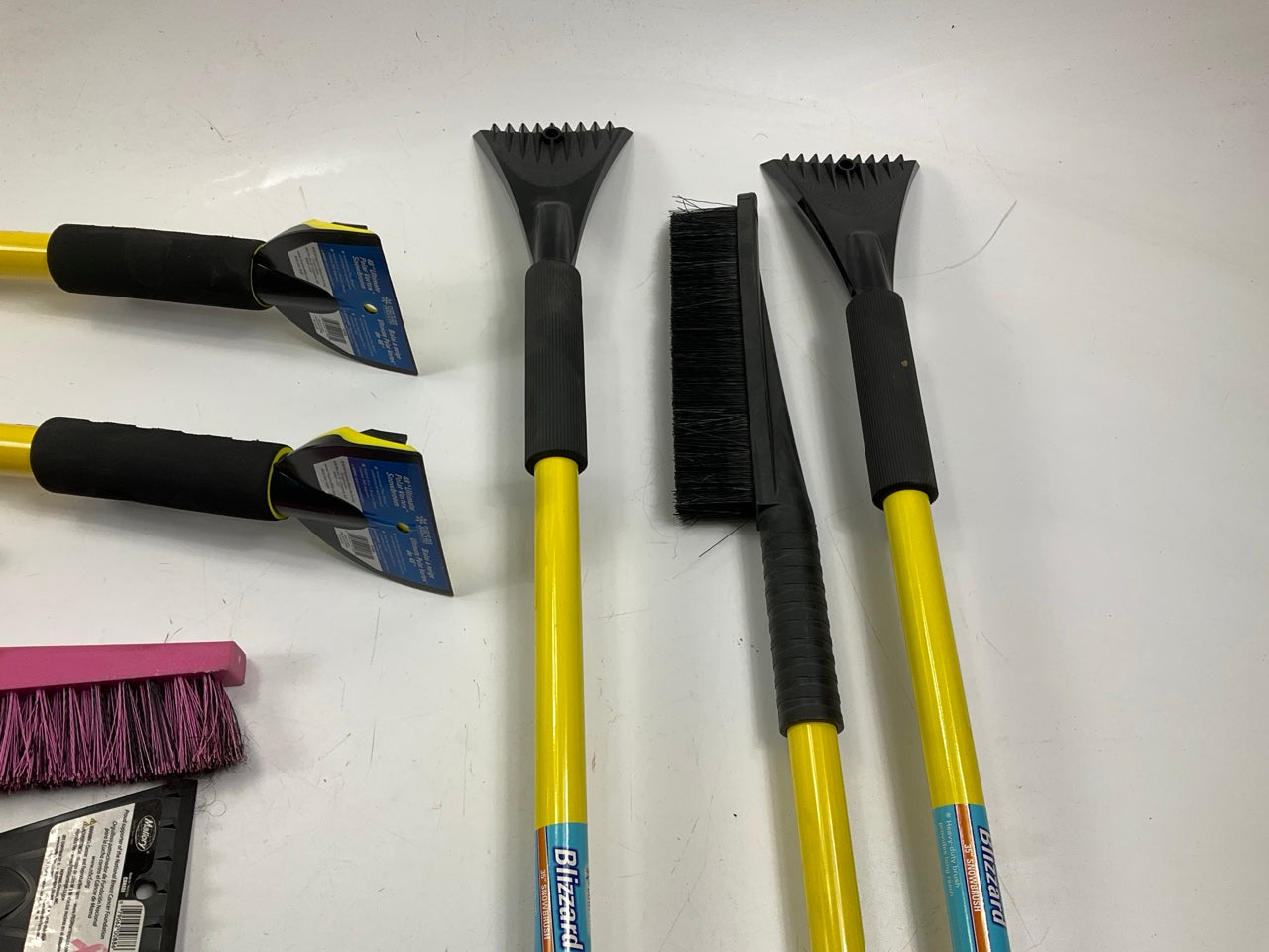 35 Assorted Mixed Ice Scrapers & Snow Broom Brushes - ICE SCRAPER Lot #12