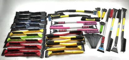 40 Assorted Mixed Ice Scrapers & Snow Broom Brushes - ICE SCRAPER Lot #14
