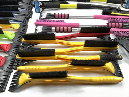 40 Assorted Mixed Ice Scrapers & Snow Broom Brushes - ICE SCRAPER Lot #14