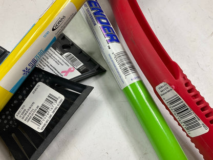 39 Assorted Mixed Ice Scrapers & Snow Broom Brushes - ICE SCRAPER Lot #16
