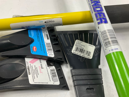 35 Assorted Mixed Ice Scrapers & Snow Broom Brushes - ICE SCRAPER Lot #17