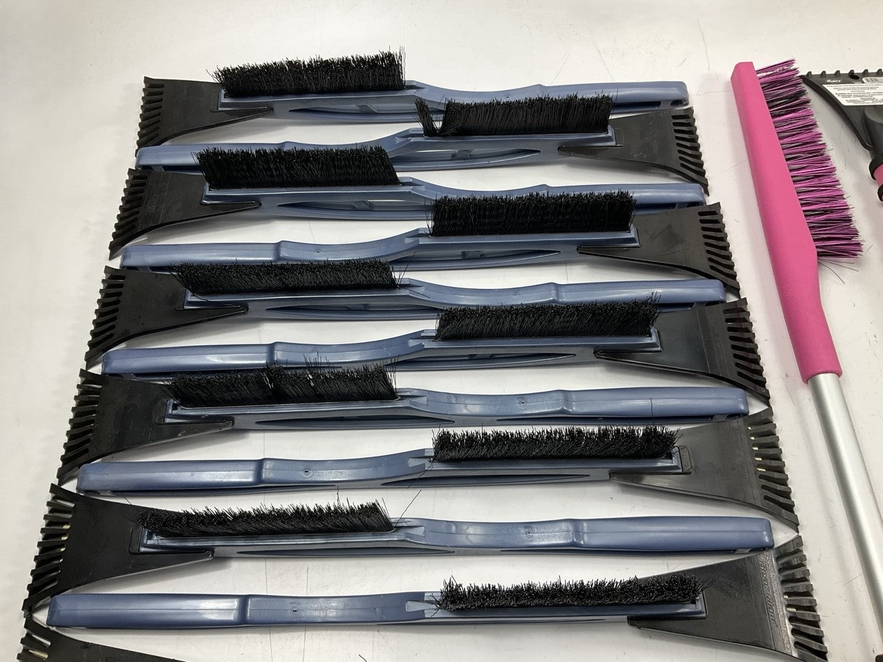 35 Assorted Mixed Ice Scrapers & Snow Broom Brushes - ICE SCRAPER Lot #18