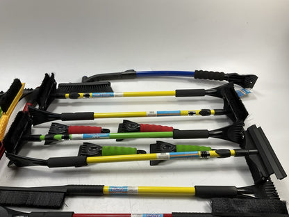 35 Pcs -  Assorted Mixed Ice Scraper & Snow Broom Brush - ICE SCRAPER Lot # 20