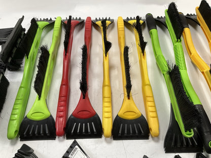 31 Pcs -  Assorted Mixed Ice Scraper & Snow Broom Brush - ICE SCRAPER Lot # 23