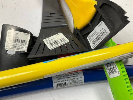 35 Assorted Mixed Ice Scrapers & Snow Broom Brushes - ICE SCRAPER Lot #24