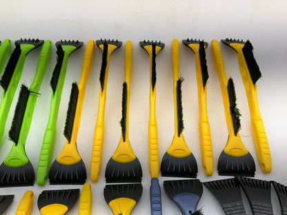 ICE SCRAPER LOT #29 Assorted Mixed Ice Scrapers & Snow Broom Brushes - 40 Pieces