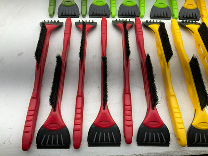 ICE SCRAPER LOT #29 Assorted Mixed Ice Scrapers & Snow Broom Brushes - 40 Pieces