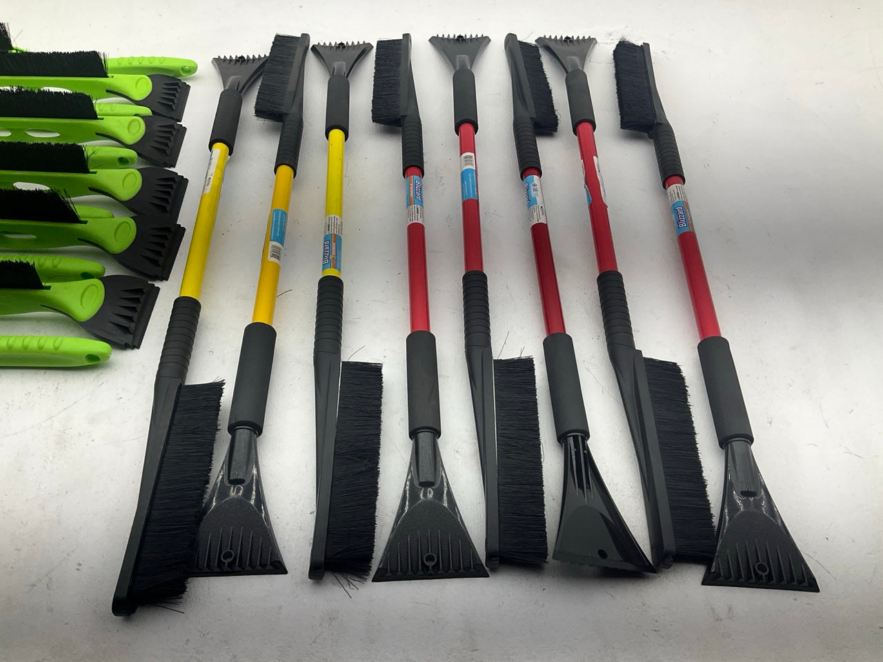 19 Pcs -  Assorted Mixed Ice Scraper & Snow Broom Brush - ICE SCRAPER Lot # 35