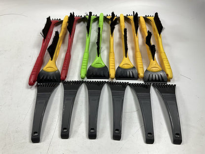 31 Assorted Mixed Ice Scrapers & Snow Broom Brushes - ICE SCRAPER Lot #4