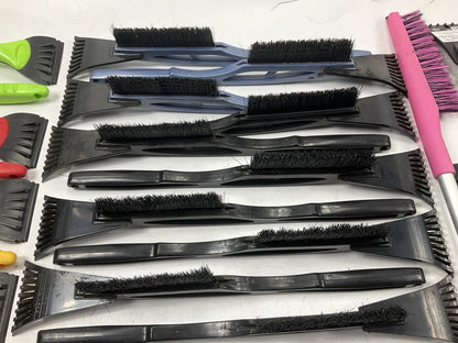 40 Assorted Mixed Ice Scrapers & Snow Broom Brushes - ICE SCRAPER Lot #8