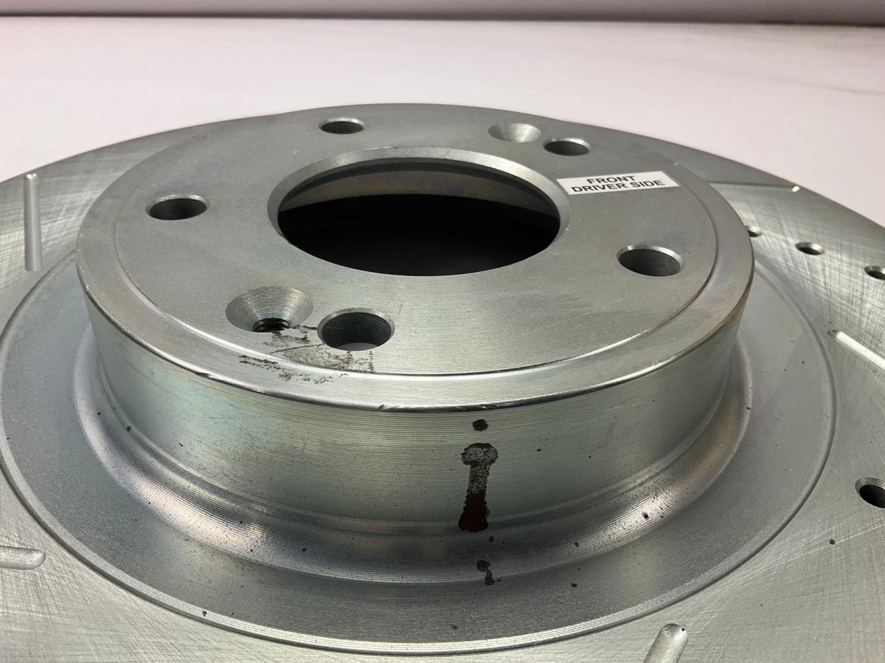 NEW UNBOXED POWER STOP JBR1531 Front Brake Rotors - Slotted & Cross-drilled