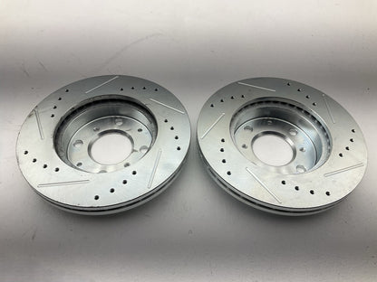 Powerstop Front Performance Drilled & Slotted Brake Rotors 1993-1995 Honda Civic