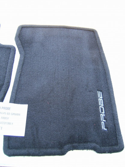 NEW UNBOXED OEM 1993-1997 Ford Probe BLACK Factory Front Floor Mats Set