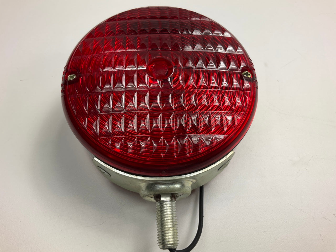 NEW - UNBOXED KD-753 Amber / Red Pedestal Mount Turn Signal Light Lamp, 4-1/4''