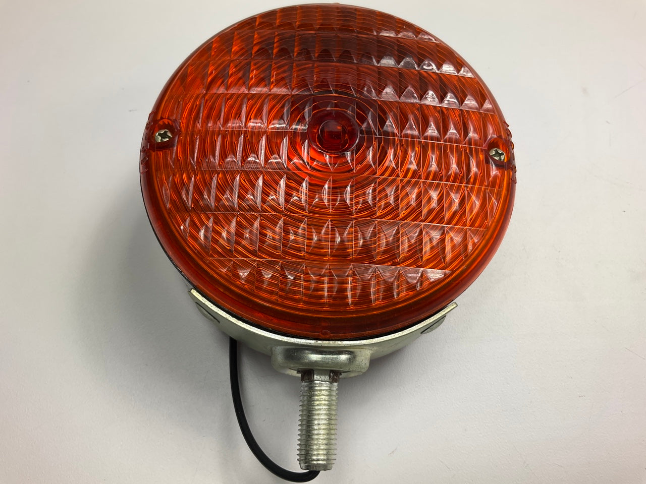NEW - UNBOXED KD-753 Amber / Red Pedestal Mount Turn Signal Light Lamp, 4-1/4''