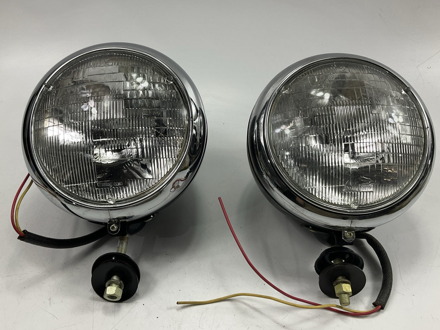 (2) NEW - OUT OF BOX Vintage KD KD910 #910 Headlight Headlamp Head Lamps