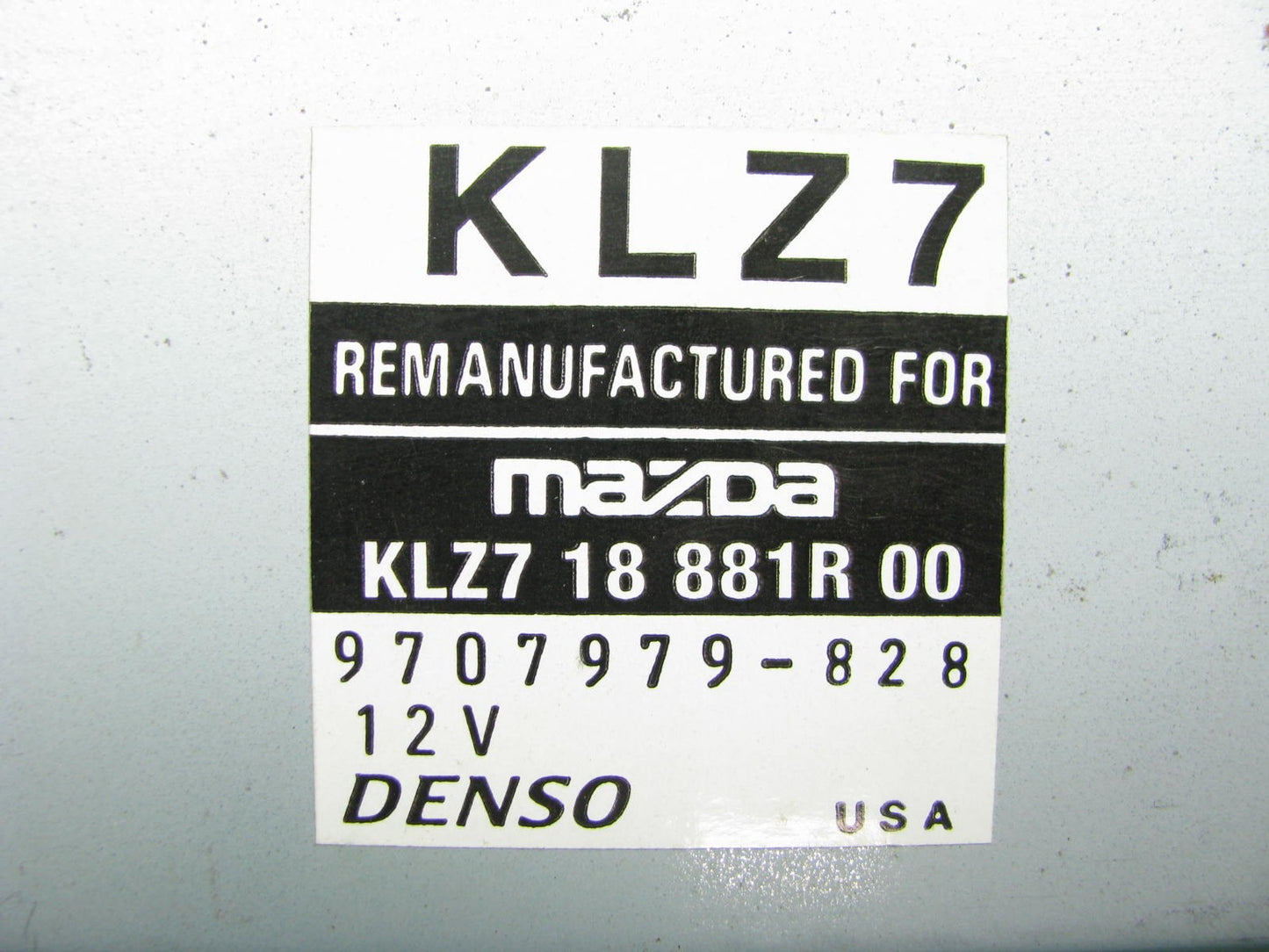 REMAN UNBOXED OEM KLZ718881R00 Engine Computer Module ECM 1995 Mazda Millenia