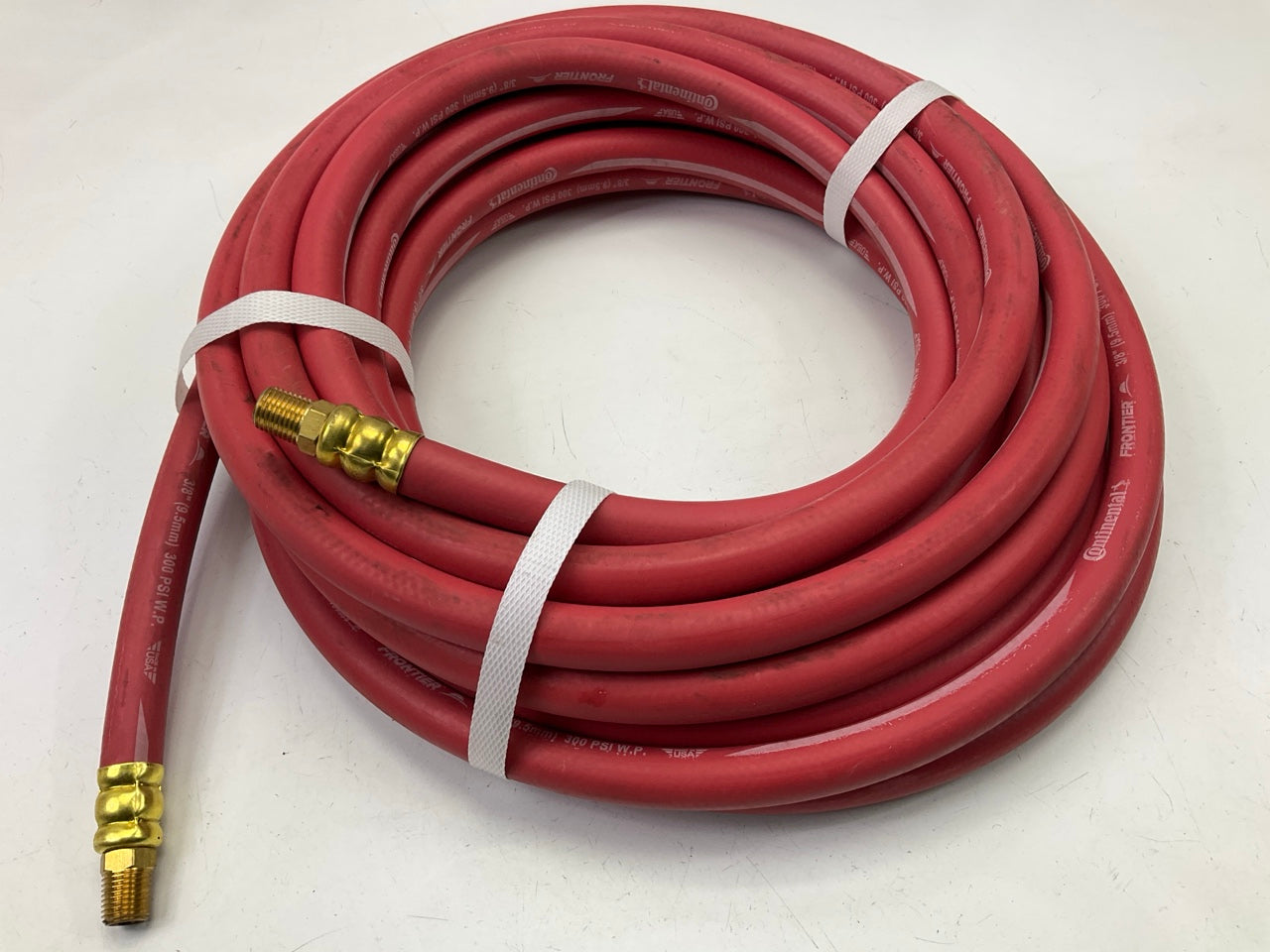 K-Tool 72035 3/8'' X 35' - 1/4'' MNPT Rubber Air Hose, Red, 35 Feet Length