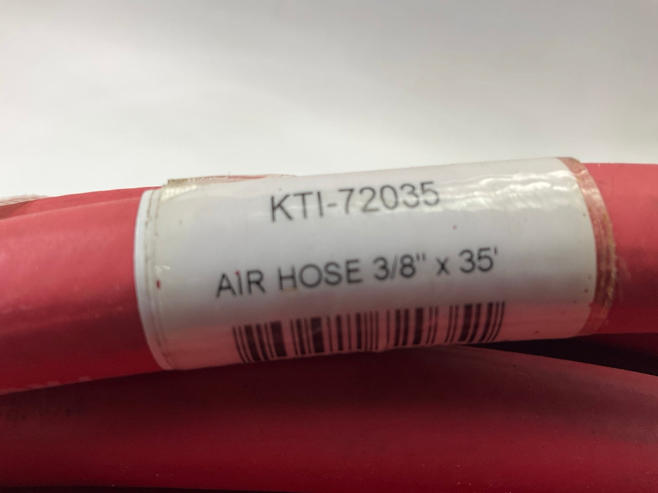 K-Tool 72035 3/8'' X 35' - 1/4'' MNPT Rubber Air Hose, Red, 35 Feet Length