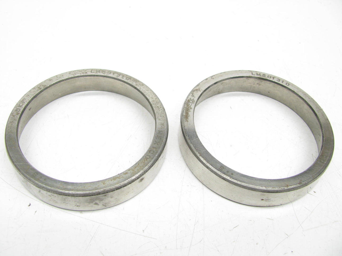 (2) NEW - OUT OF BOX LM501310 Wheel Bearing Race Cup