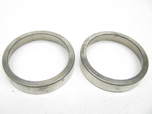 (2) NEW - OUT OF BOX LM501310 Wheel Bearing Race Cup