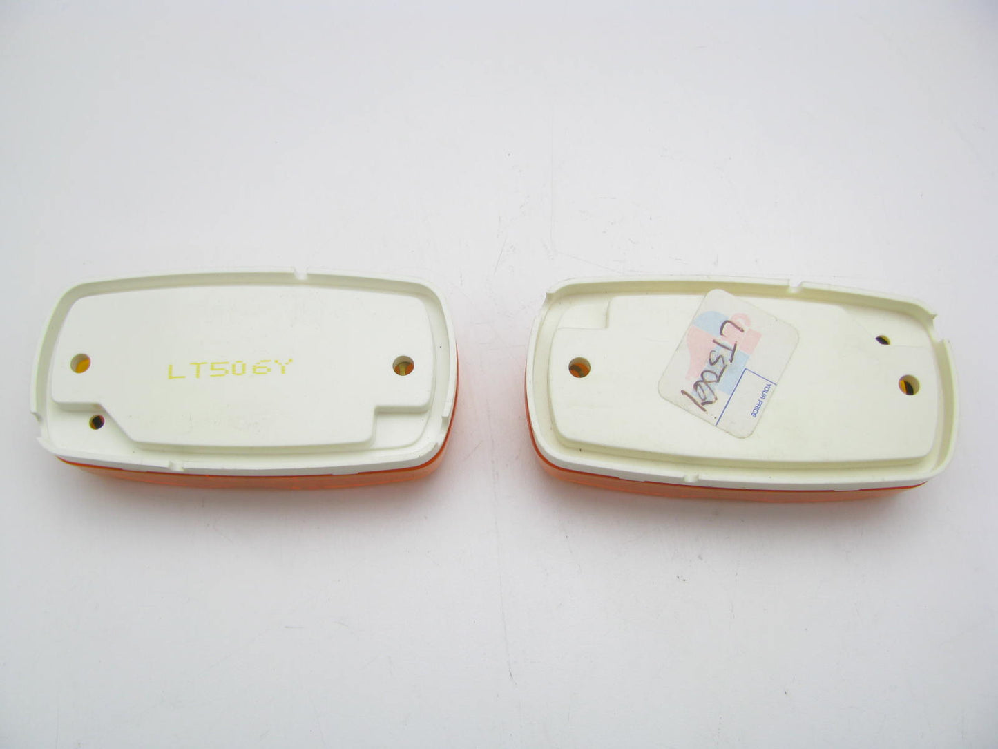 (2) NEW OUT OF BOX - LT506Y Double Bullseye Amber Side Marker Lights