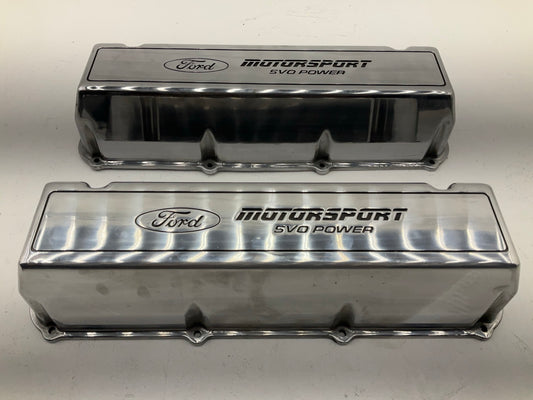 SCRATCHED Ford Motorsport SVO M-6582-A460 Polished Aluminum Valve Covers 429/460
