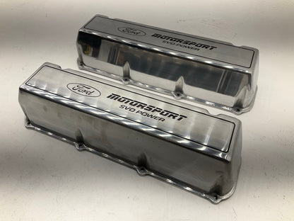 SCRATCHED Ford Motorsport SVO M-6582-A460 Polished Aluminum Valve Covers 429/460