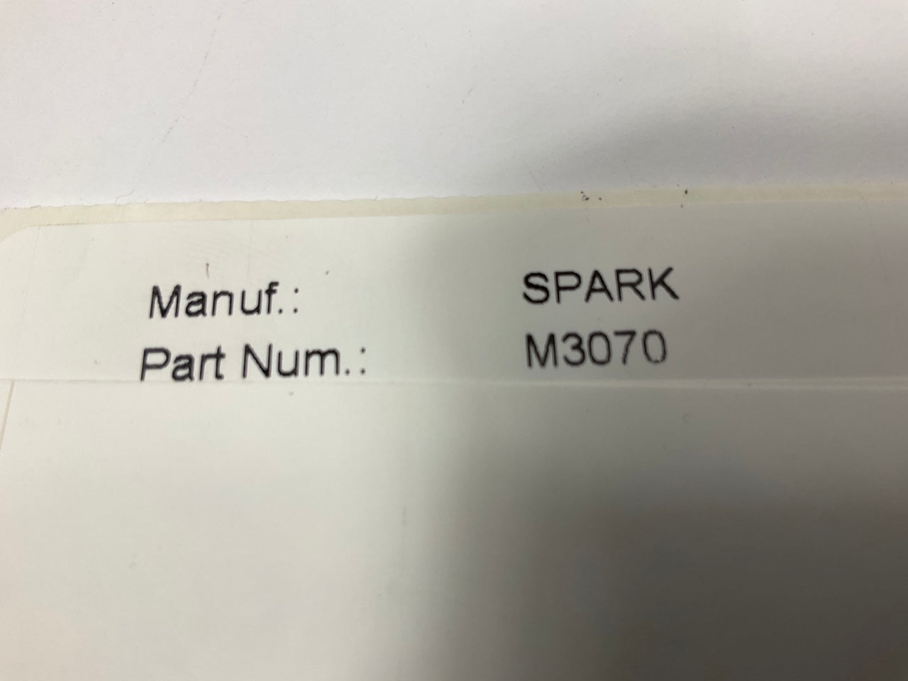 REMAN. Unboxed M3070 Brake Master Cylinder