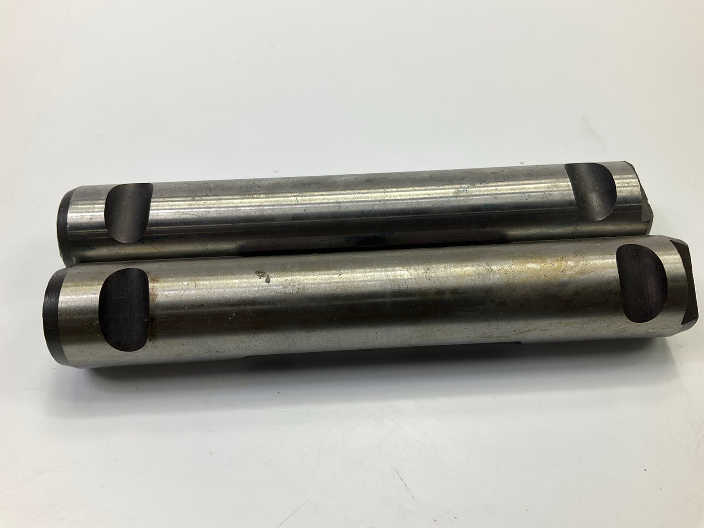 2 Spring Shackle Pins M5307 - Peterbilt Front 4'' Spring Applications, 7.4''x1.25''