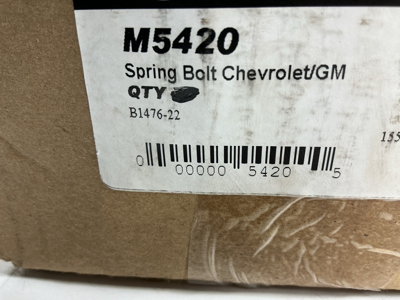 NEW - UNBOXED M5420 Spring Pin Bolt Replaces Western Star 37121-3420