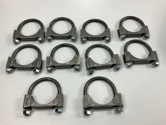 (10) NEW MC7214  2-1/4'' Exhaust Clamps, Made In USA