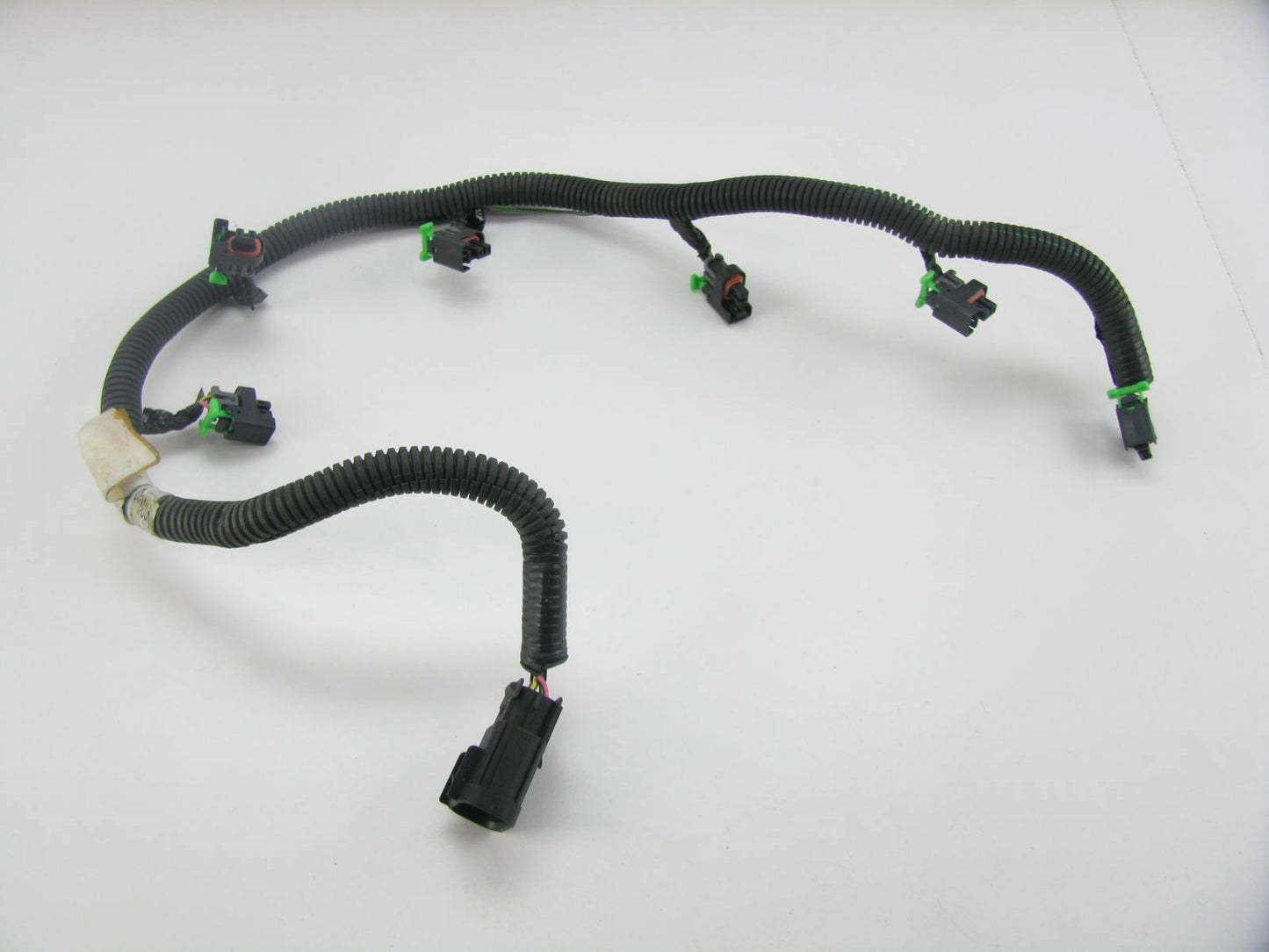 (6) MINI-DELPHI Fuel Injector Pigtail Connectors On A GM Wire Harness